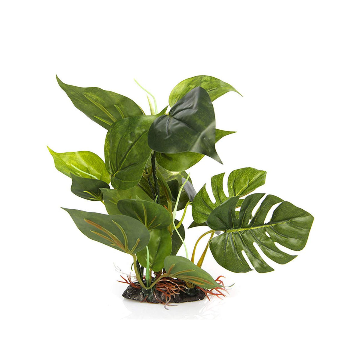 CNZ Aquarium Fish Tank 10" Green Underwater Plastic Plant