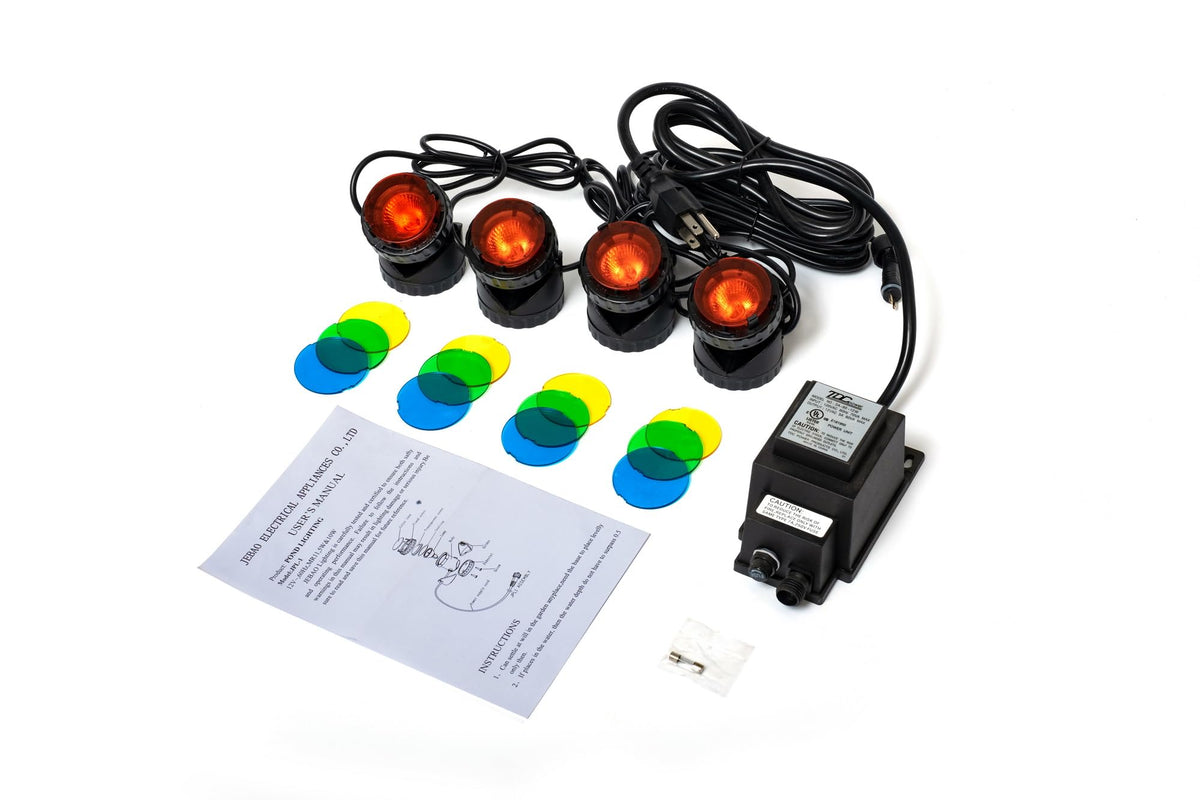 Jebao Submersible Halogen Pond Light Kit, 4-Pack - view 7