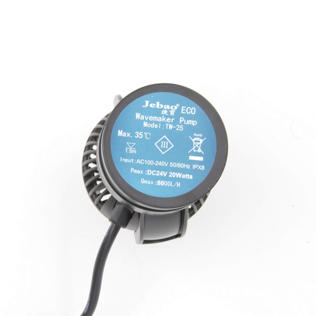 Jebao TW-25 Aquarium Wavemaker, 2,113 GPH - view 2