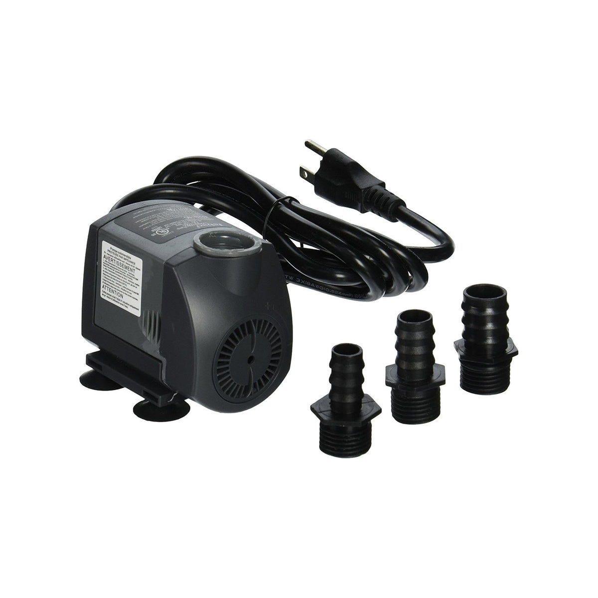 Jebao FA-1000 260GPH Submersible Fountain Pump for Hydroponics, Aquaponics, Waterfall, Fish Pond
