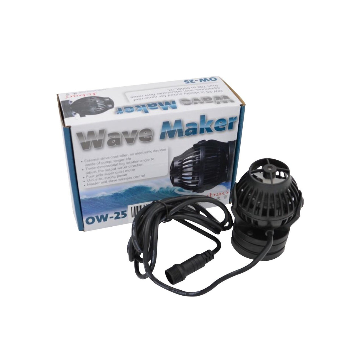 Jebao OW-25 Aquarium Wavemaker, 185-2,245 GPH