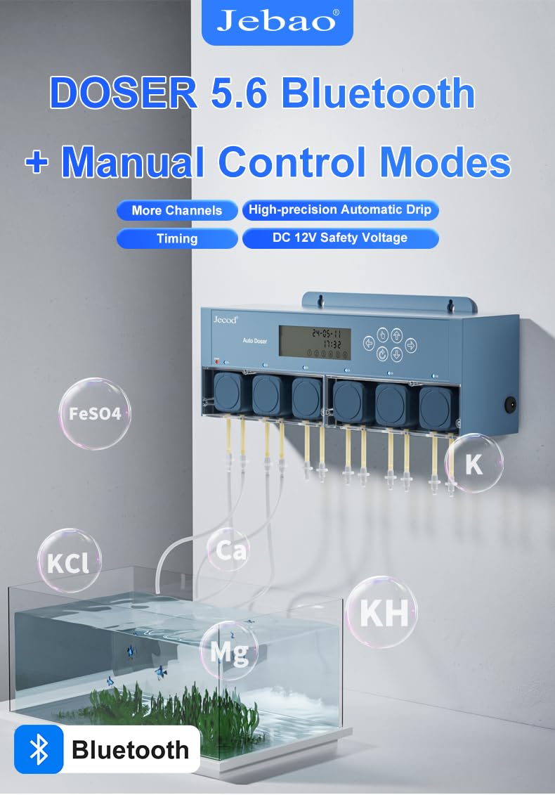Jecod Jebao Doser 5.6 Bluetooth 6-Channel Auto Dosing Pump - view 9