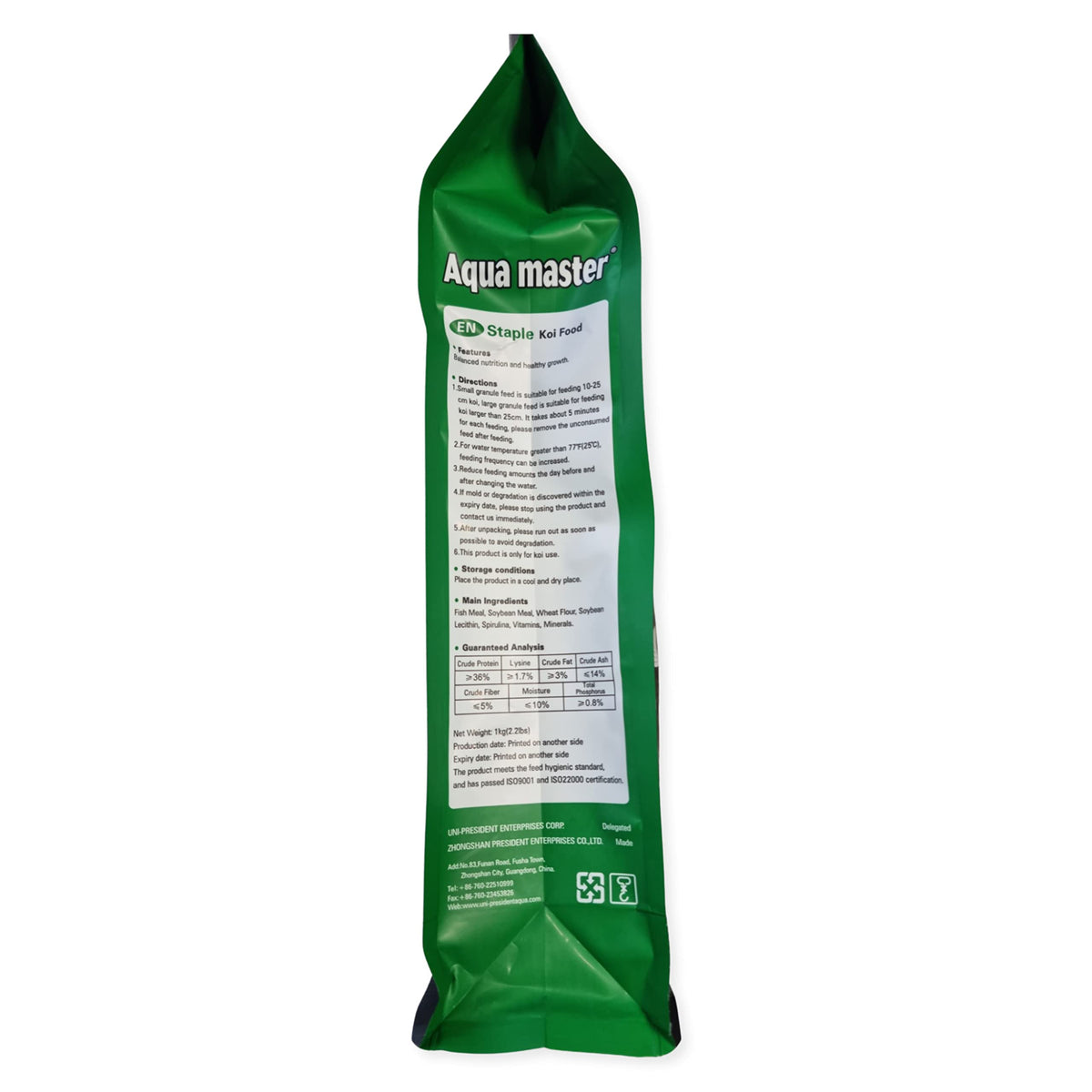 Staple Fish Food, 2.2-Pound/Bag, Small - Aqua Master - view 2