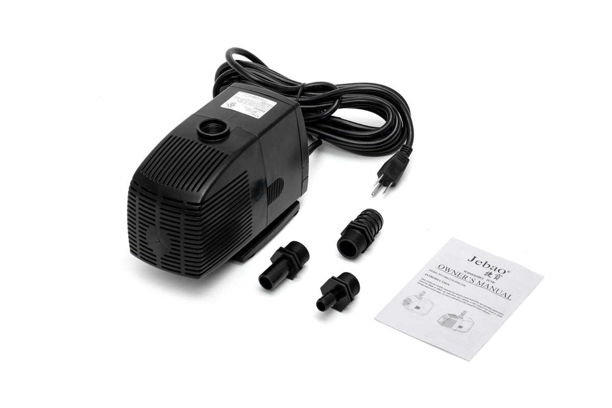 Jebao WP-3000F Submersible, Hydroponics, Aquaponics, Fountain Pump 790gph, 70-watt - view 3