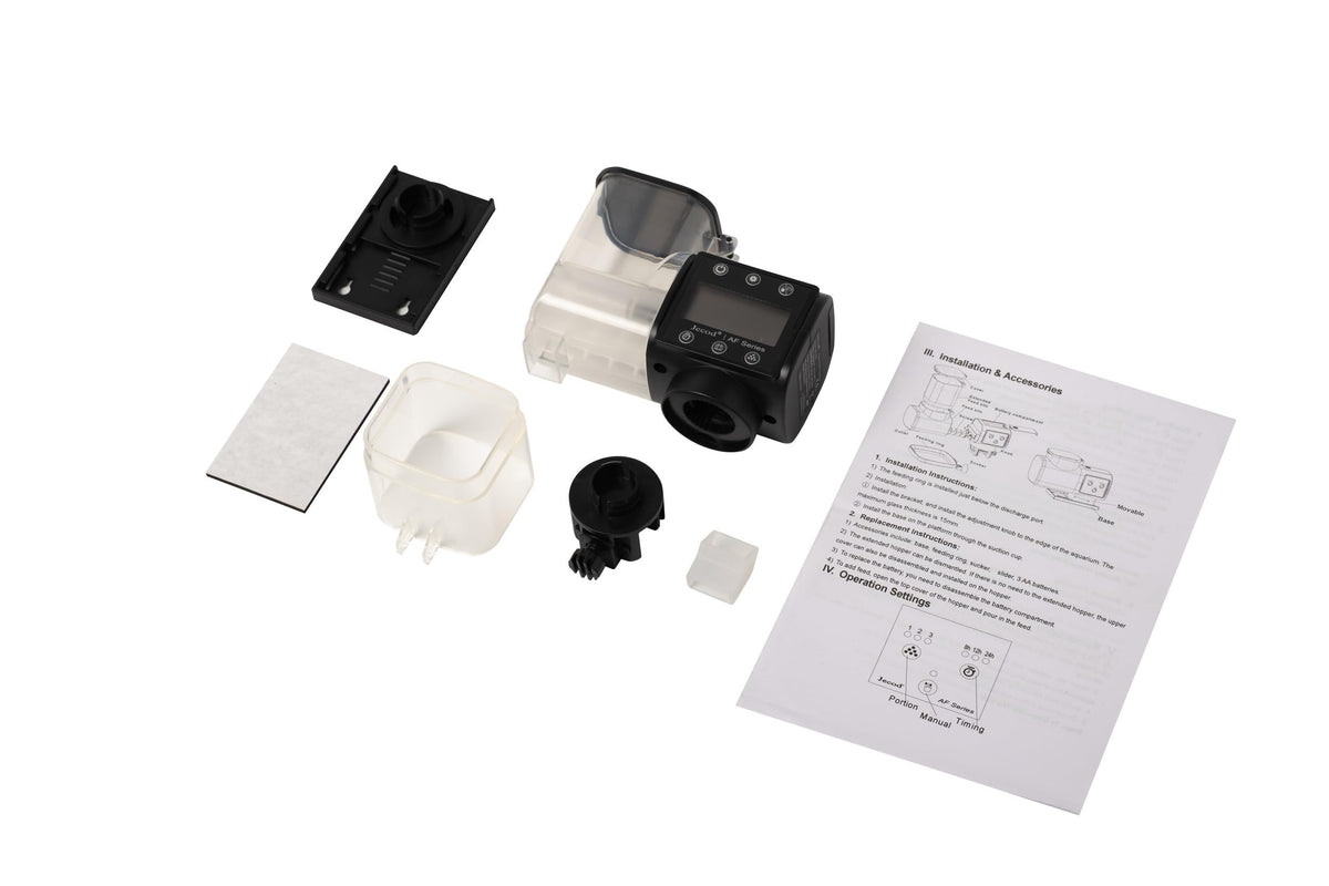 Jebao Automatic Fish Feeder for Aquarium, Battery-Operated - view 4