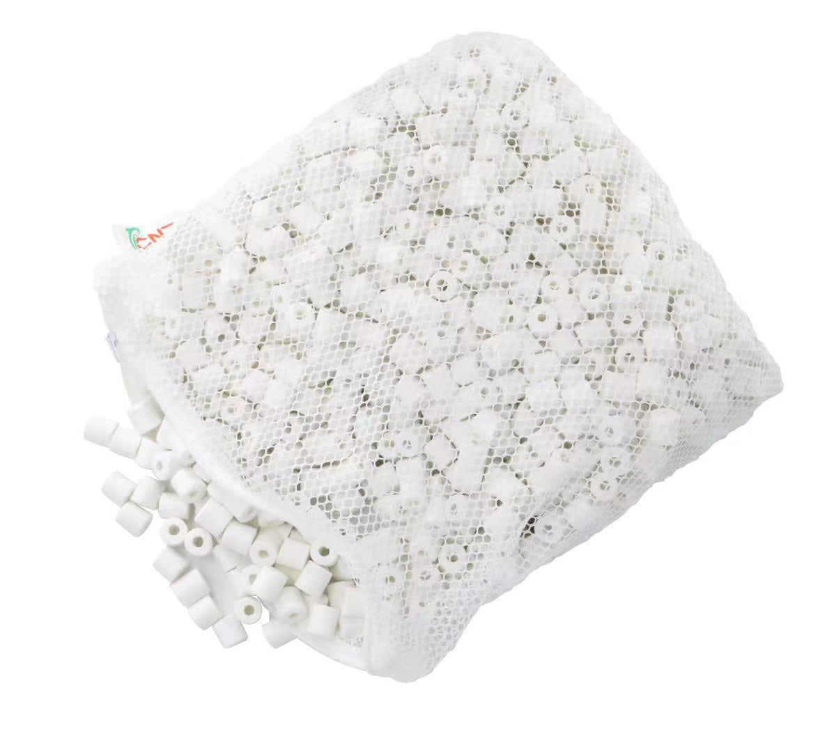 CNZ Premier Bulk Bio Ceramic Rings Filter Media for Aquarium Koi Fish Pond Reef Filter (10-lbs)