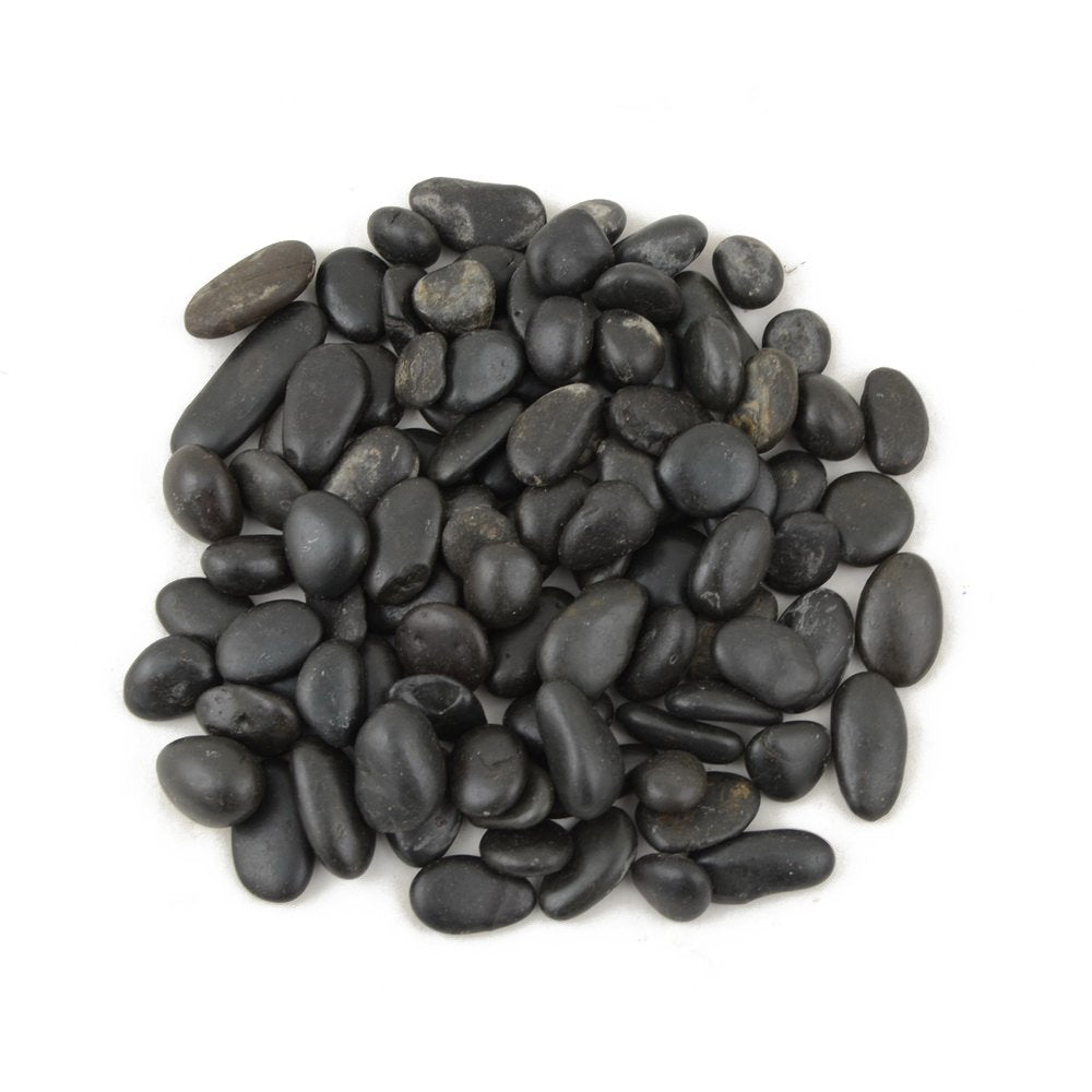 CNZ Decorative Ornamental River Black Pebble Stone for Fresh Water Fish Animal Plant Aquariums, Landscaping, Home Decor - ...