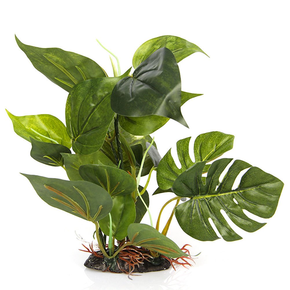 CNZ Aquarium Fish Tank 13" Underwater Plant, Green