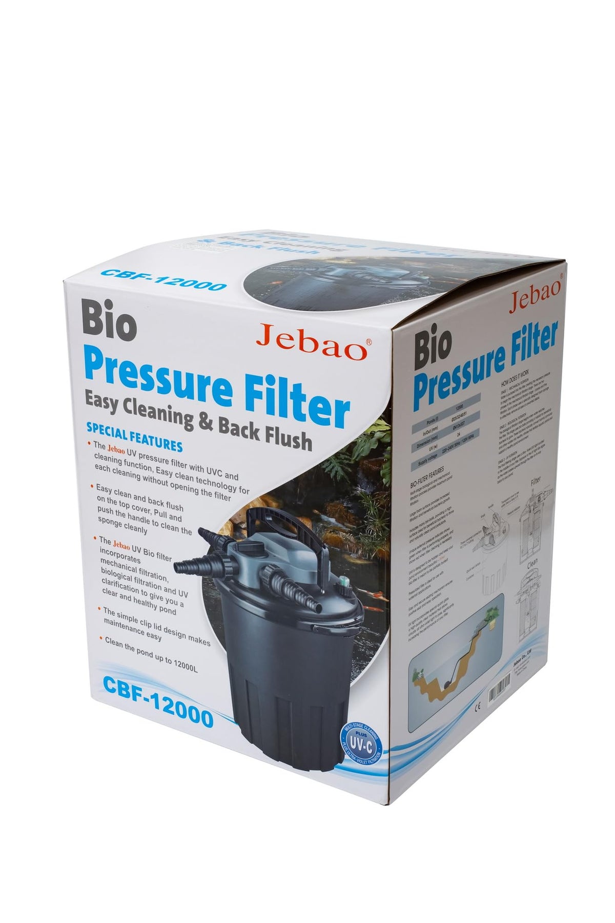 Jebao CBF Series Pressurized Filter with UV - view 12