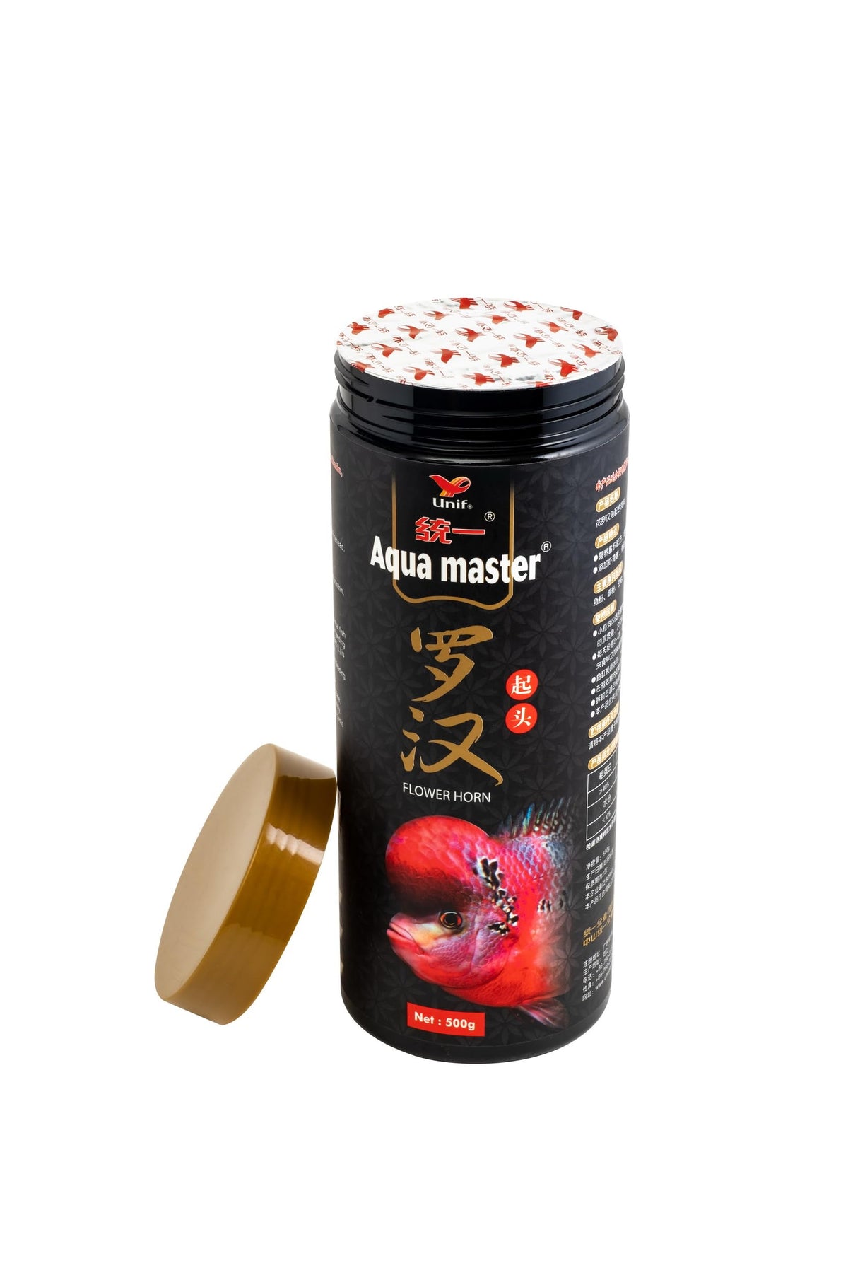 AquaMaster Super Color Enhancer Food for Flower Horn Fish 500g - view 3