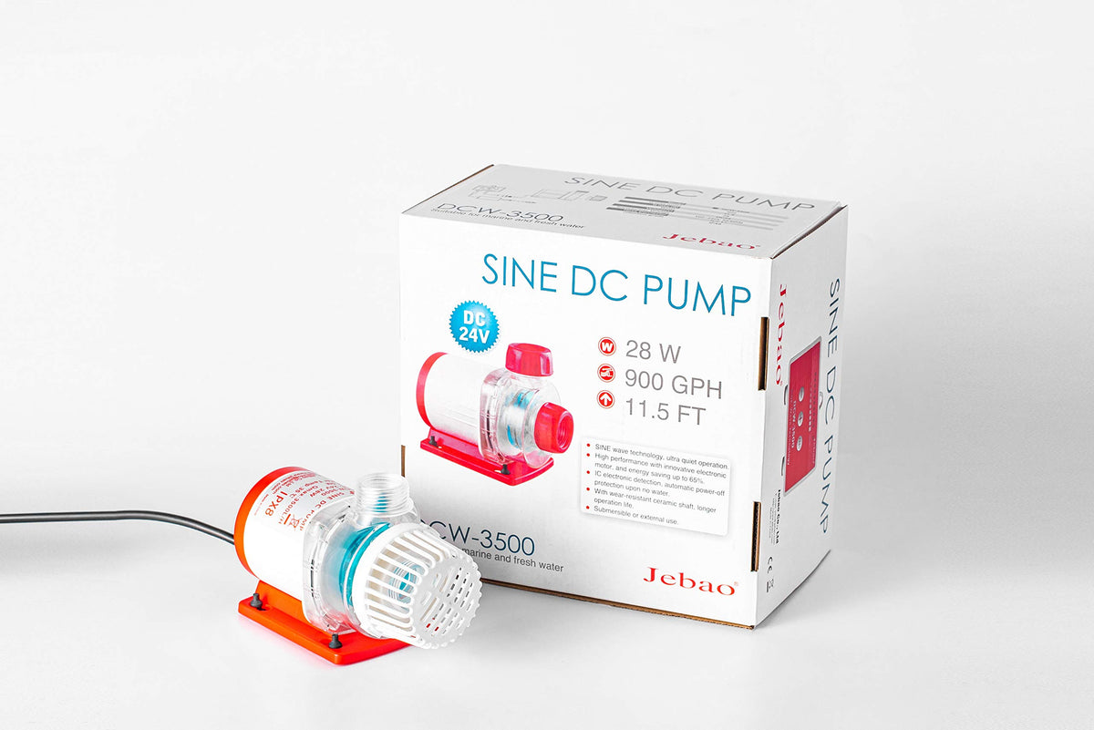 Jebao DCW Sine Wave Controllable DC Water Pumps — DCW-3500 — Refurbished