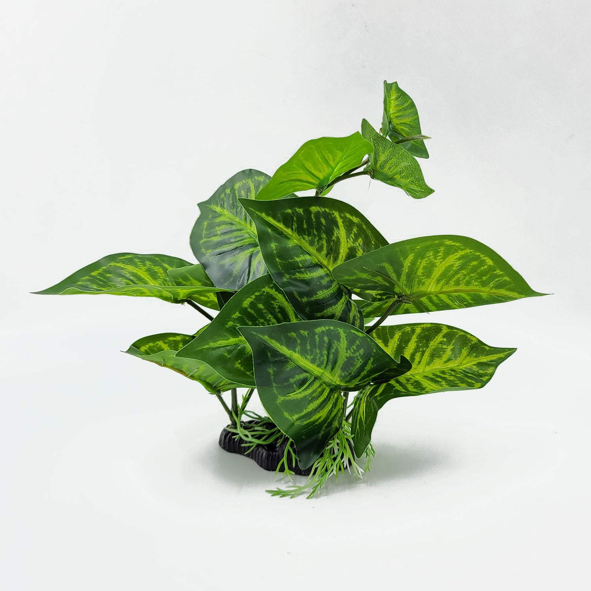 CNZ® Aquarium Fish Tank Green Lifelike Underwater Plastic Plant Aquatic Water Grass Decor (Small, 9-inch)