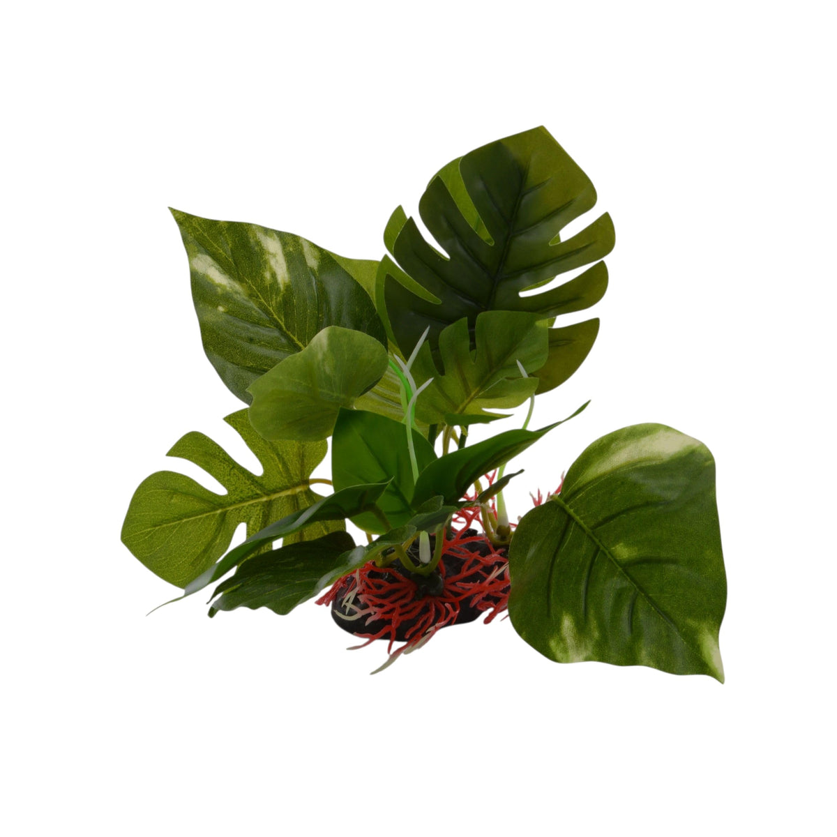 CNZ Landscaping Plastic Plant Decoration for Aquarium Fish Tank Reptile Terrarium
