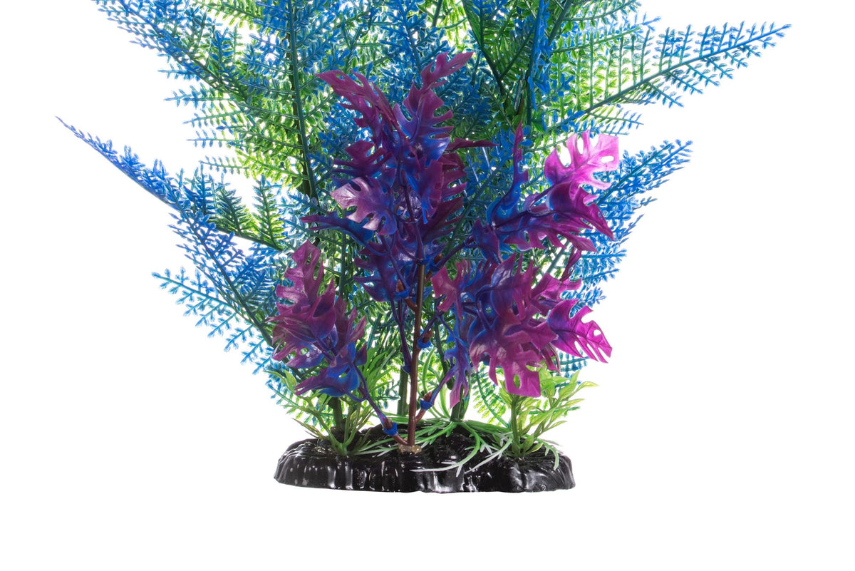 CNZ 15.7-Inch Artificial Aquarium Plant, Green & Blue - view 4