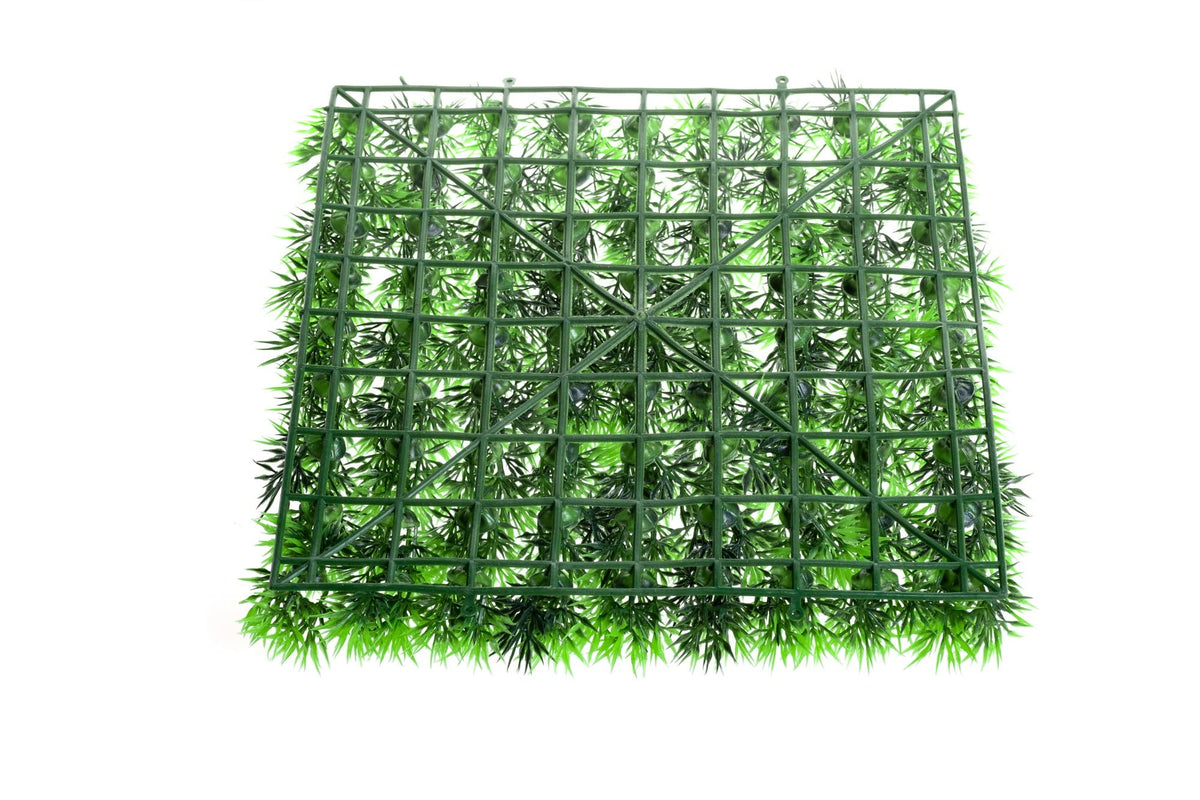 CNZ Aquarium Decor Fish Tank Decoration Ornament Artificial Plastic Plant 10" x 10" Green Mat, 3-Pack - view 4
