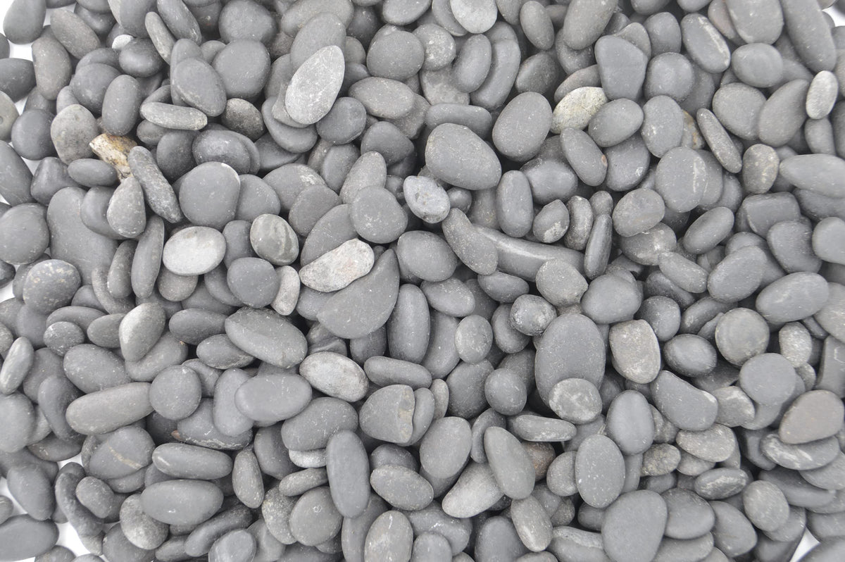 CNZ Decorative Ornamental River Black Pebble Stone for Fresh Water Fish Animal Plant Aquariums, Landscaping, Home Decor - ...