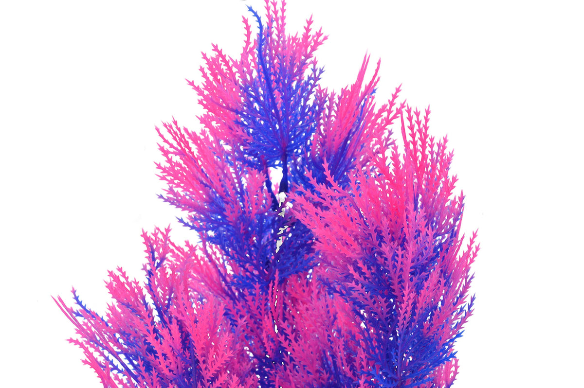 CNZ 15.5-Inch Artificial Aquarium Plants Pink & Purple, 2-Pack - view 2